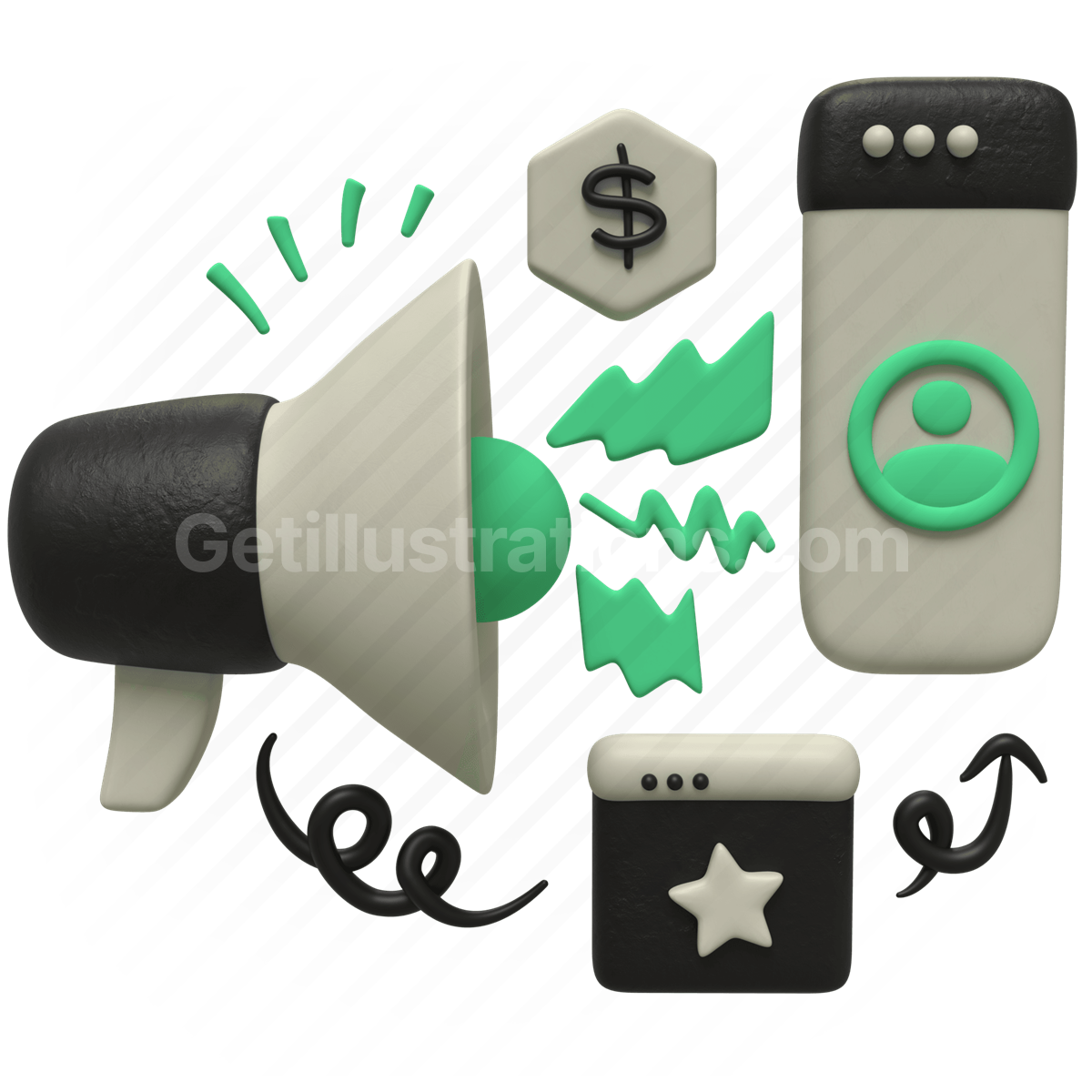 Marketing and Advertising  illustration preview image